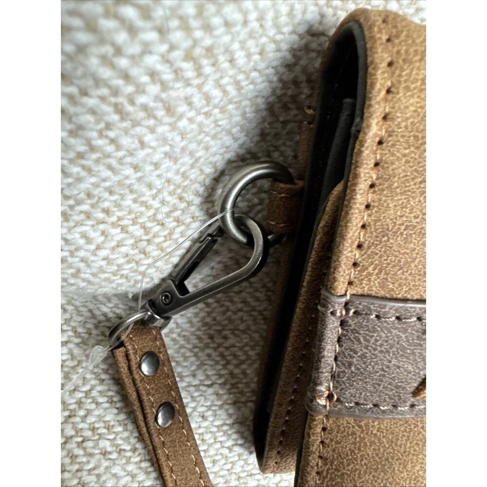 Trinity Ranch Aztec Collection Wallet Brown Western Accent Stitching RFID NWT - Picture 3 of 8